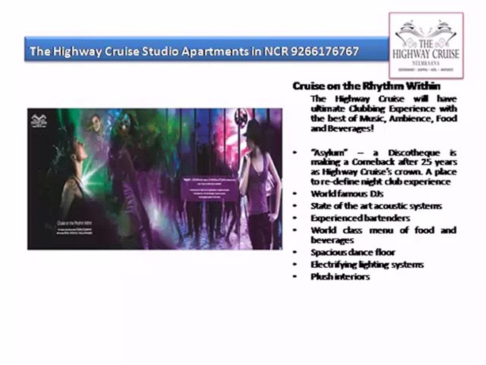 The Highway Cruise Studio Apartments in NCR 9266176767