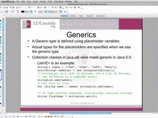 Modifiers and Generics