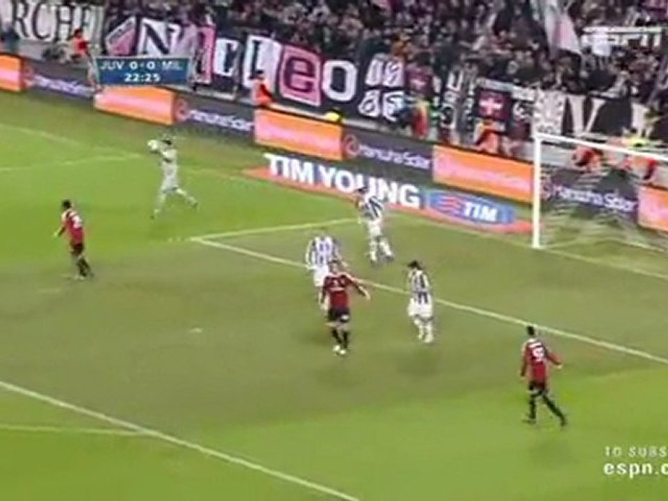 Coppa Italia JUVENTUS vs AC Milan First Half 20-3-2012
