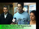 Comunicado Anef Regional Aysén ante Represión 21-03-2012, 01:27 AM