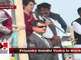 Priyanka Gandhi Vadra in Hardoi (Raebareli): SP, BSP indulged in corruption in UP