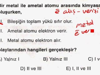 21 mart deneme kimya soru B21