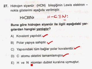 21 mart deneme kimya soru B27