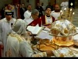 Messe funéraire, avant les funérailles du Pape Shenouda III célébrée par Anba Pachomious