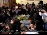 Enterrement du Pape Shenouda III, dans son lieu de repos au Monastère St. Bishoy à Wadi El Natroun
