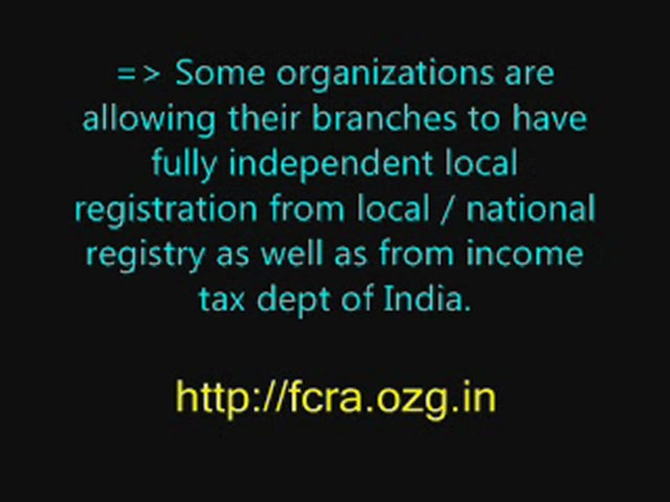 Multiple FCRA Registration for an NGO - Ozg FCRA Registration Consultant, New Delhi