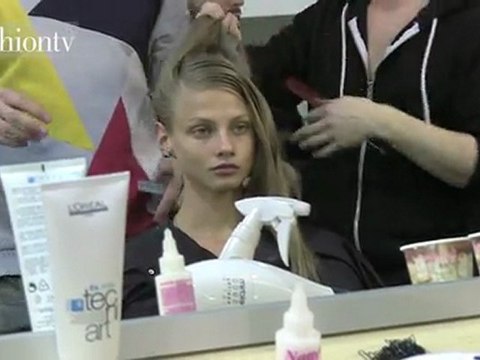 Karlie Kloss + Anja Rubik at Anthony Vaccarello | FashionTV