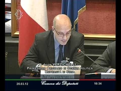 Roma - Audizione esperti su attuazione articolo 49 della Costituzione (20.03.12)