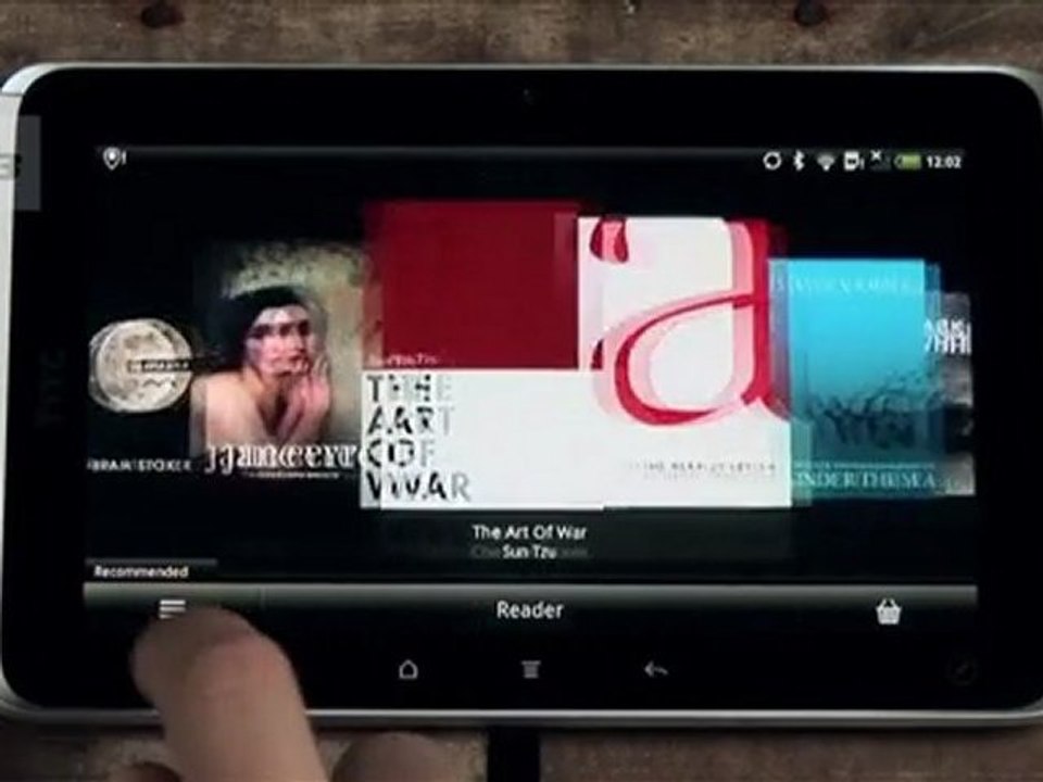 HTC Flyer hands-on video