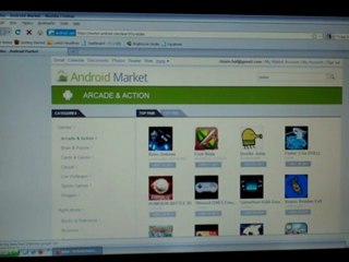 Android Market update walkthrough