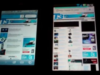 Apple iPhone VS LG Optimus X2: Browsing
