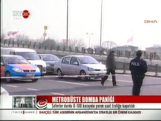 Metrobüste Bomba Paniği