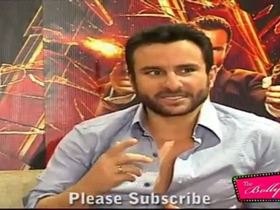 nawab Saif Ali Talks To Media About His Upcoming Movie Agent Vinod @ Promotion