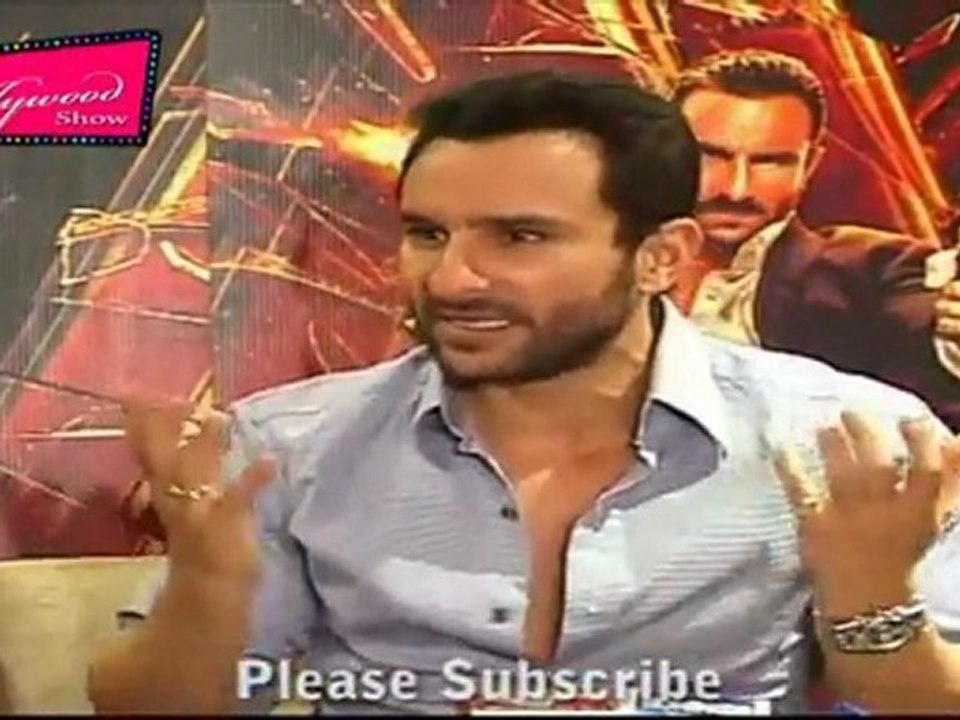 nawab Saif Ali Tells About  His Upcoming Movie Agent Vinod @ Promotion