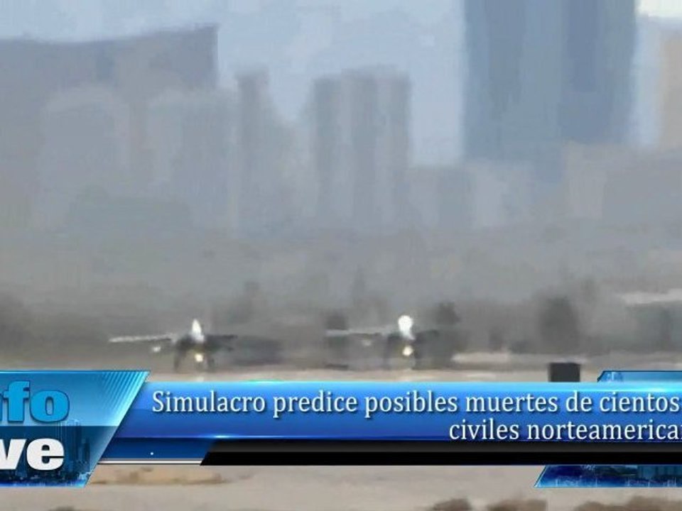 Simulacro predice posibles muertes de cientos de civiles norteamericanos