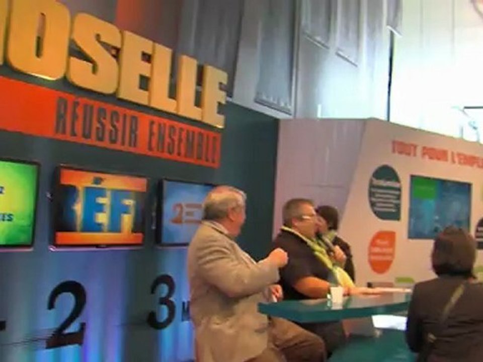 Foire Internationale de Metz  - avec Clément Larcher et Alfred Poirot, conseillers généraux de Moselle