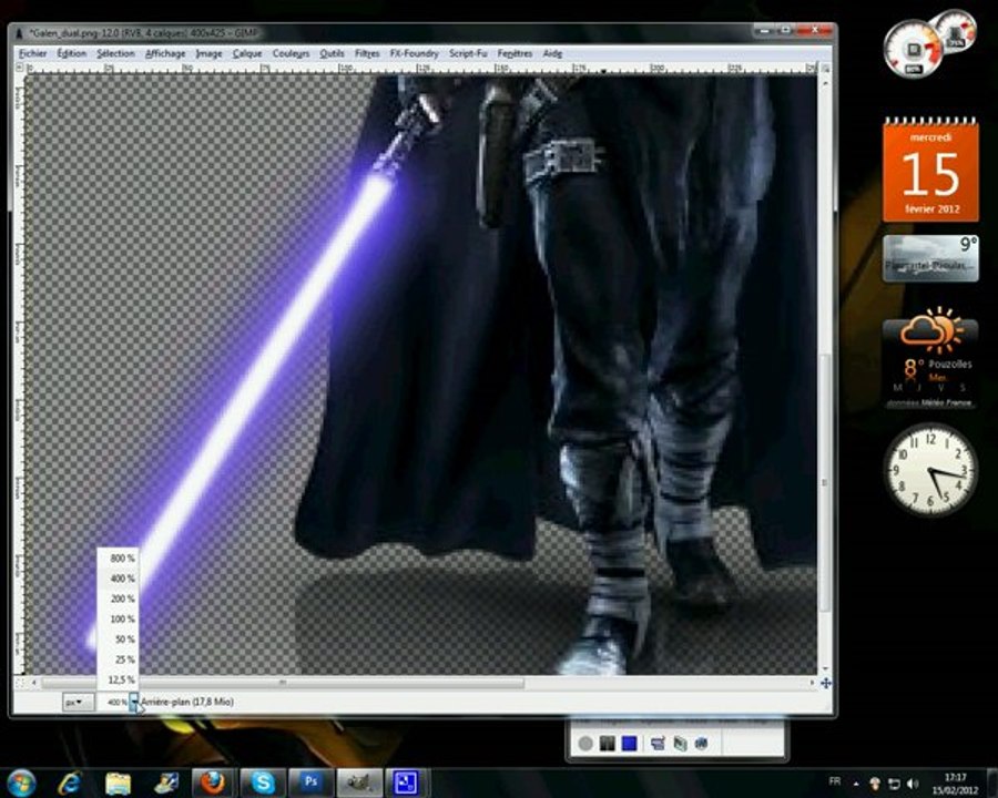 [Tuto TheGimp] Laser Star Wars http://kitgraphi-k.fr.nf/forum/forum.php