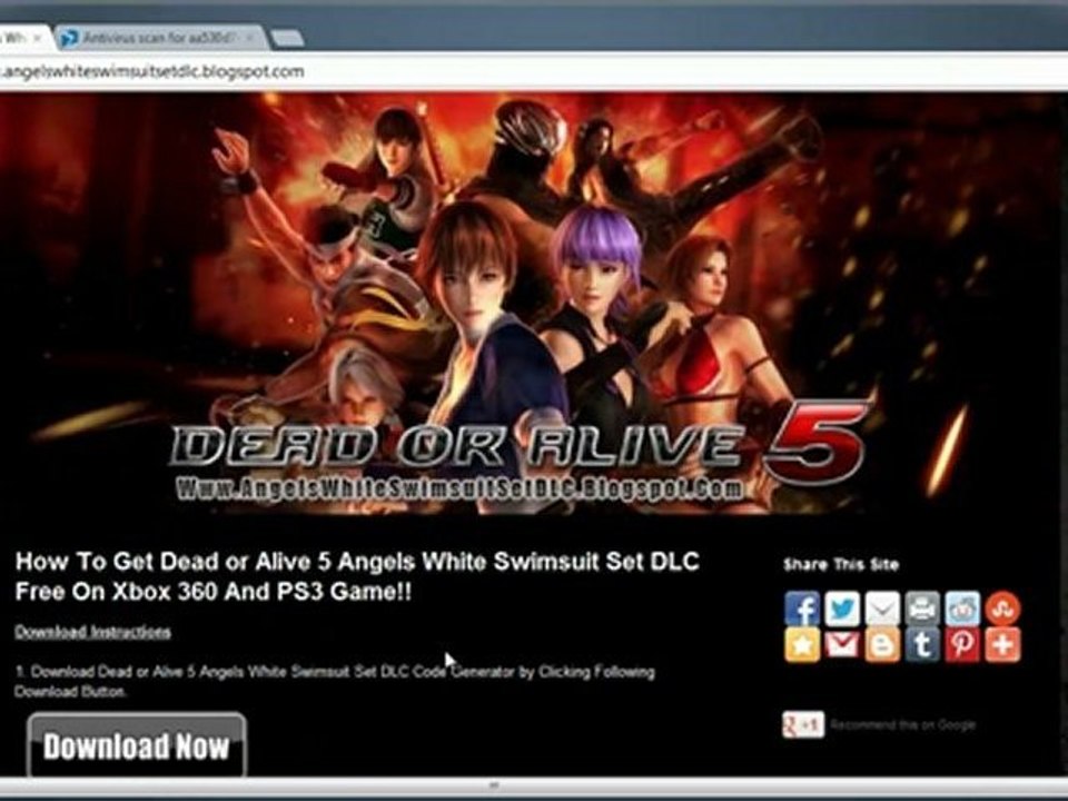 Download Dead or Alive 5 Angels White Swimsuit Set DLC - Xbox 360 / PS3