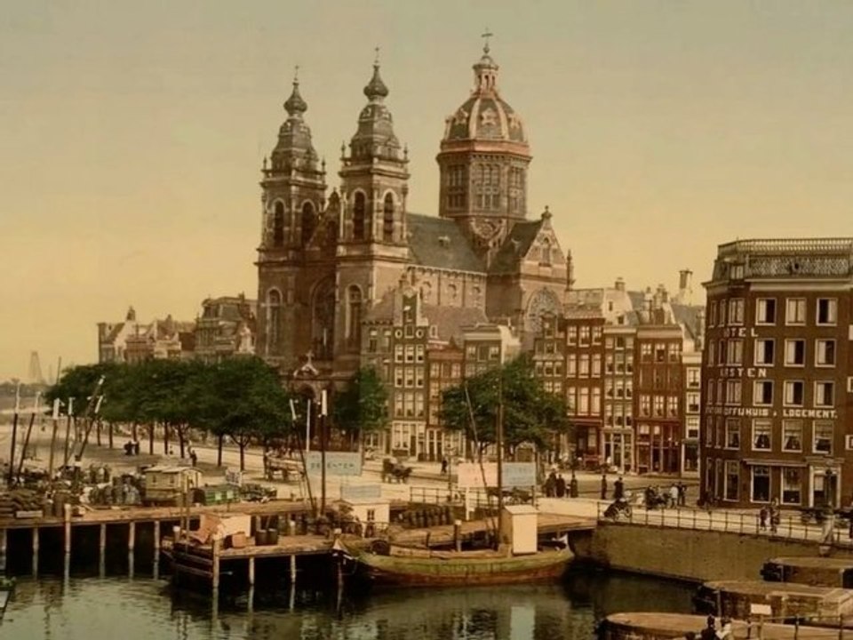 Amsterdam  die alte Stadt, im jahr 1900 Und Amsterdam Musik
