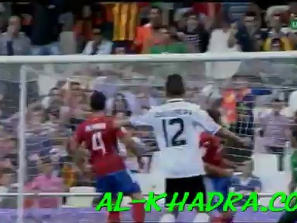 VALENCE 2-0 ZARAGOZA (le but de feghouli,29-09-2012)
