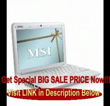 BEST BUY MSI Wind U100-427 10-Inch Pink Netbook - 2.5 Hour Battery Life
