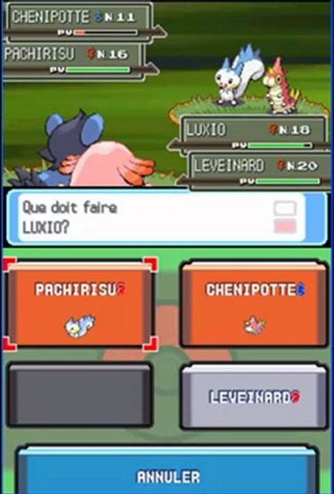 Walkthrough pokemon platine 06- La forêt de Vestigion
