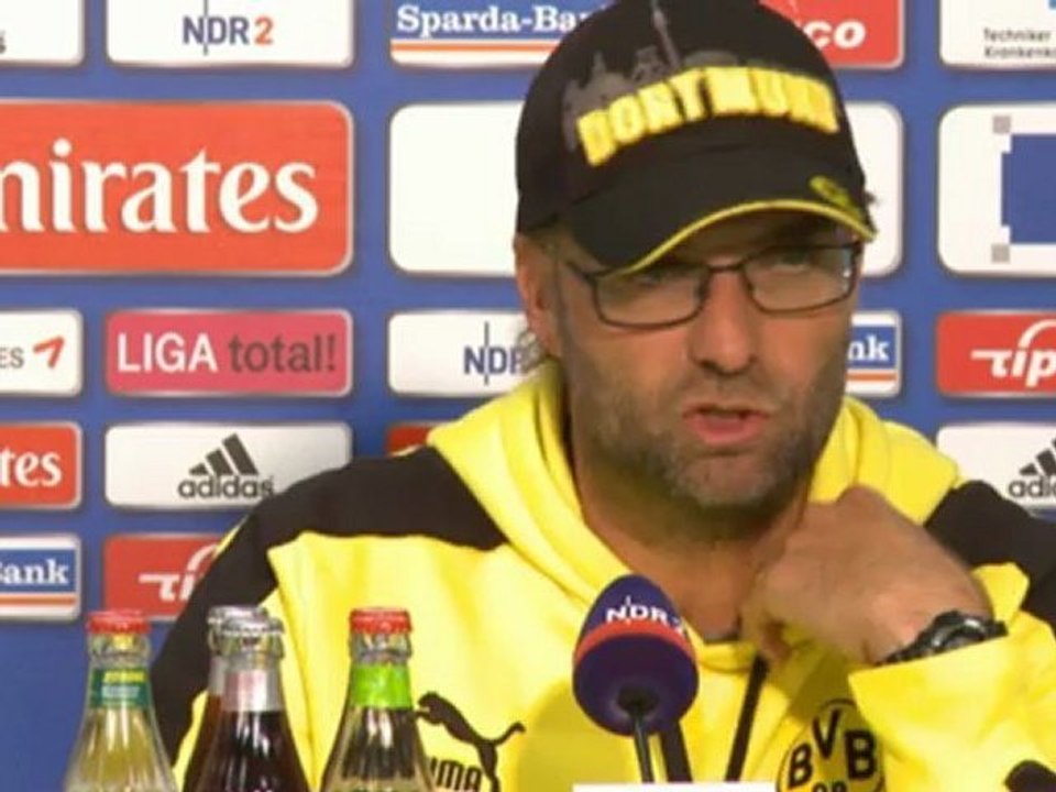 Jürgen Klopp: ''HSV war konsequenter''