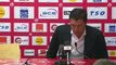 Conférence de presse Stade de Reims - AS Nancy Lorraine : Hubert FOURNIER (SdR) - Jean  FERNANDEZ (ASNL) - saison 2012/2013