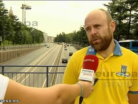Un joven crítico tras caer a la A-6
