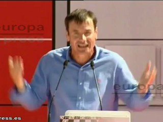 Gómez culpa al PP del separatismo catalán