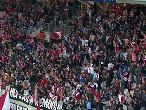 But Gaëtan COURTET (7ème) - Stade de Reims - AS Nancy Lorraine (2-0) - saison 2012/2013