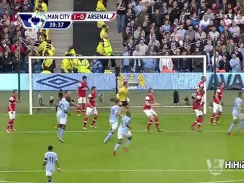 هدف مانشستر سيتي على ارسنال - ليسكوت