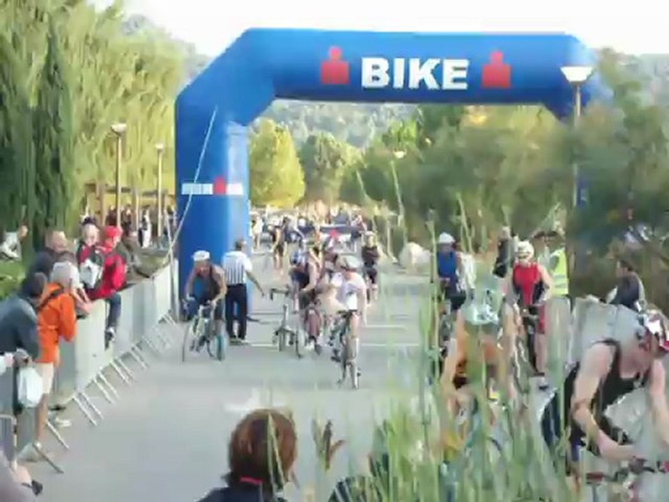 Sortie du parc vélo