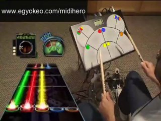 Ultimate View of Fire and Flames on Drums