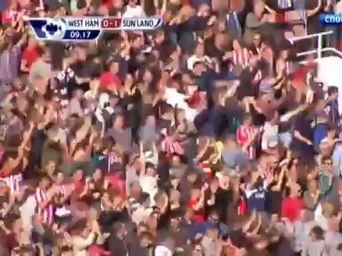 Вест Хэм - Сандерленд (0:1, Флетчер) | 22.09.2012