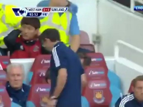 Вест Хэм - Сандерленд (1:1, Нолан) | 22.09.2012