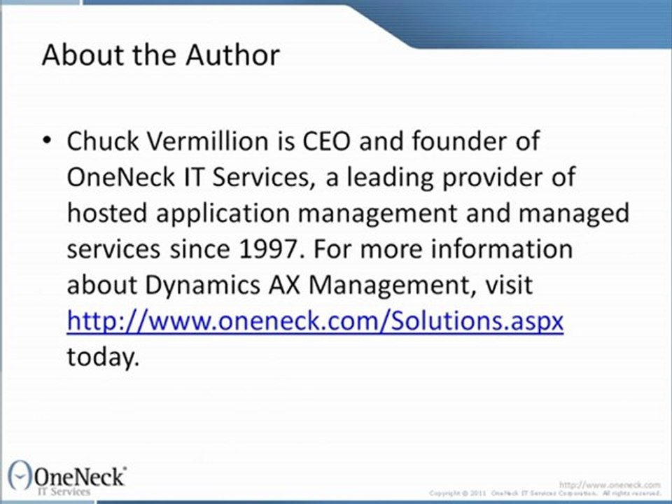 Enterprise Application Management - Why Consider an Application Outsourcing Provider