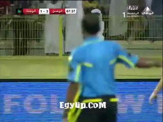 شيكابالا يفتتح أهدافه مع الوصل في فوز رباعي على الوحدة بالدوري الاماراتى