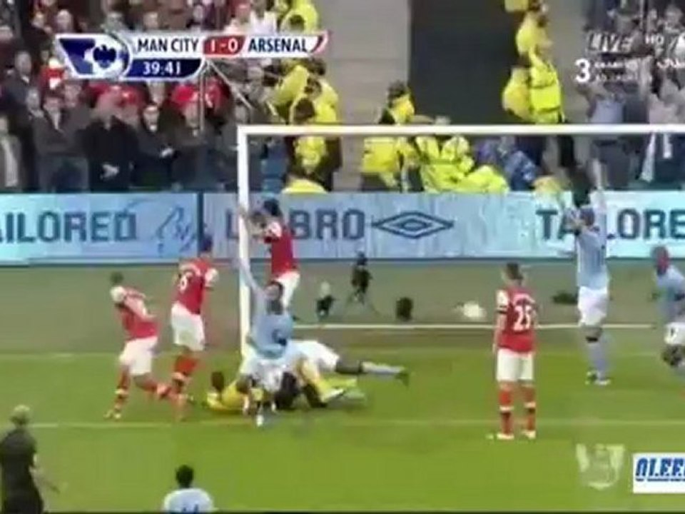 اهداف مباراة مانشستر سيتي - ارسنال