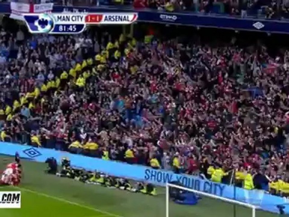 اهداف مباراة ارسنال - مانشستر سيتي
