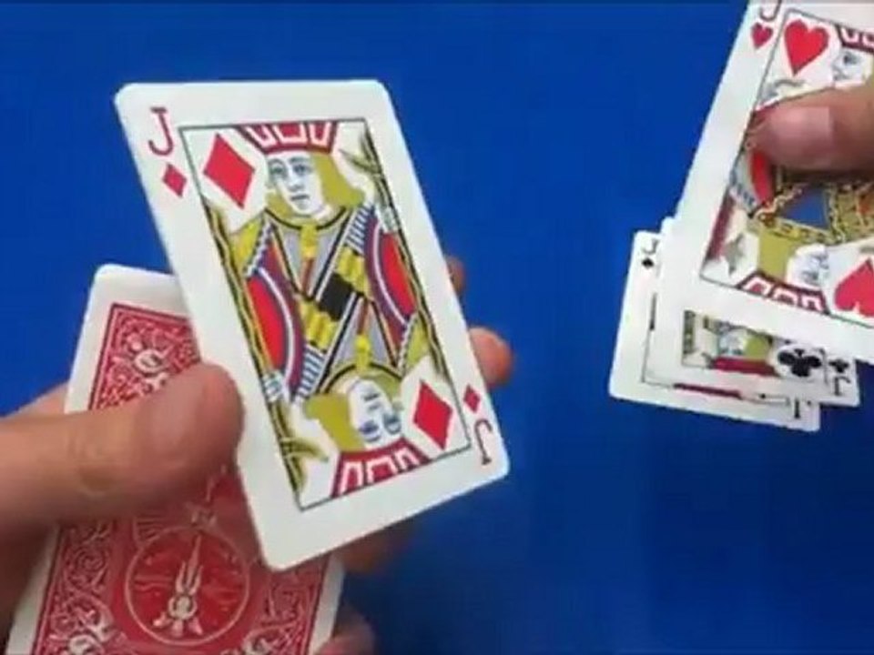 Tour de magie avec explication - Les 4 valets voleurs