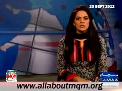 Altaf Hussain deplores burning of a Church in Mardan