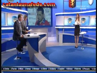 Pulvirenti nel prepartita di CT-NA