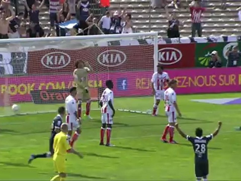 But HENRIQUE (54ème) - Girondins de Bordeaux - AC Ajaccio (2-2) - saison 2012/2013