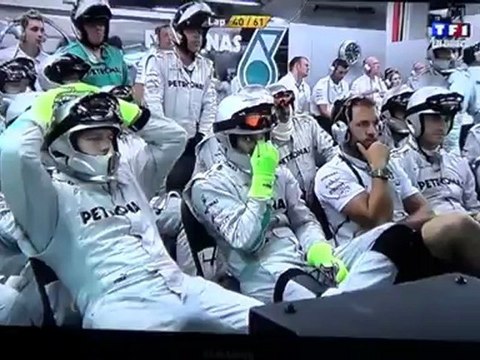 Accident Schumacher et Vergne Singapour 2012 F1 GP