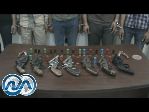 ضبط بلطجية وعاطلين بحوزتهم أسلحة ومخدرات بالقليوبية