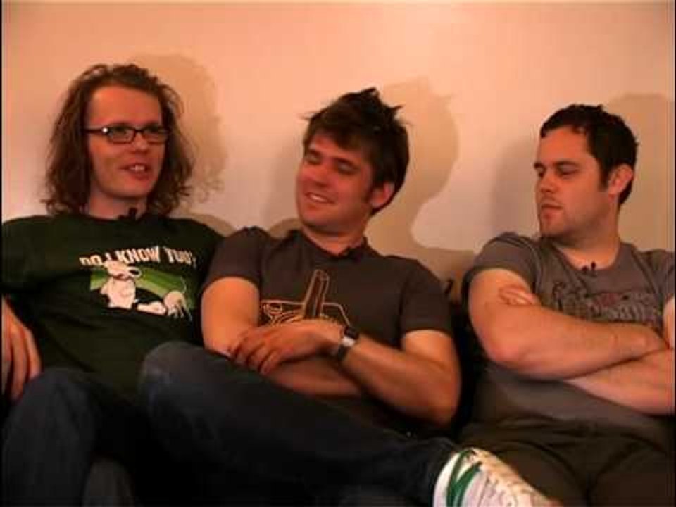 Scouting For Girls 2008 interview - Greg, Roy and Peter (part 1)