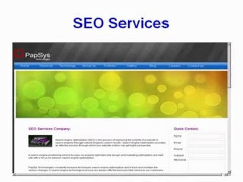 SEO and Website Design, Development Company India - Papsys Technologies