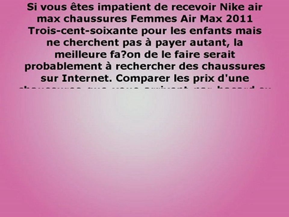 Femmes Air Max 2011 - www.airmaxs-pascher.com