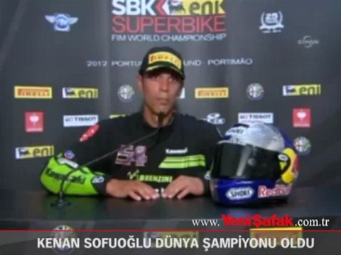 Kenan Sofuoğlu dünya şampiyonu oldu